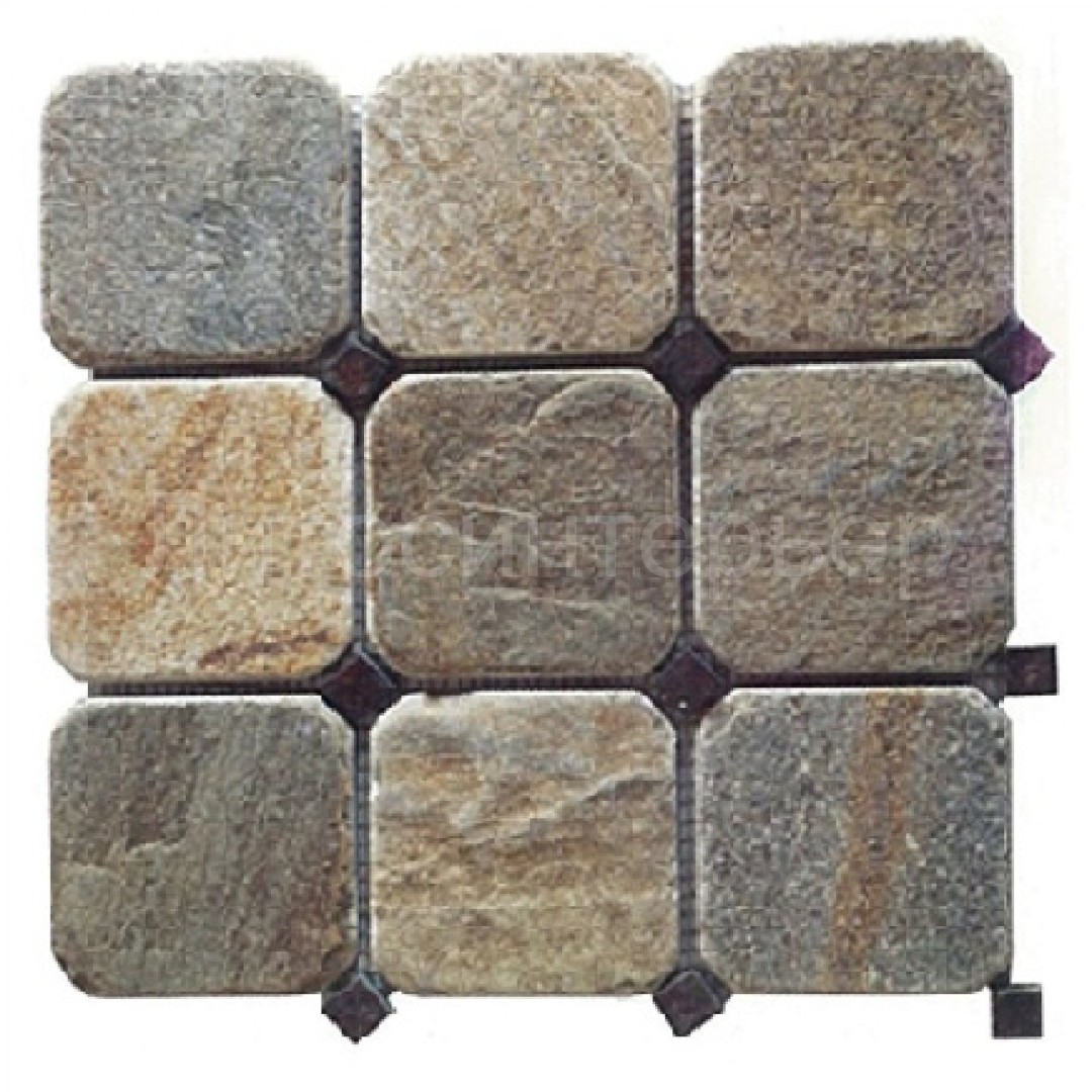 Мозаичная плитка из сланца МС-1809
