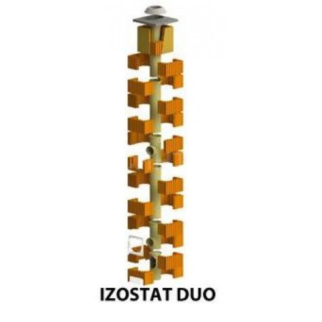 Дымоходный комплект IZOSTAT DUO 200/8,5/45 градусов